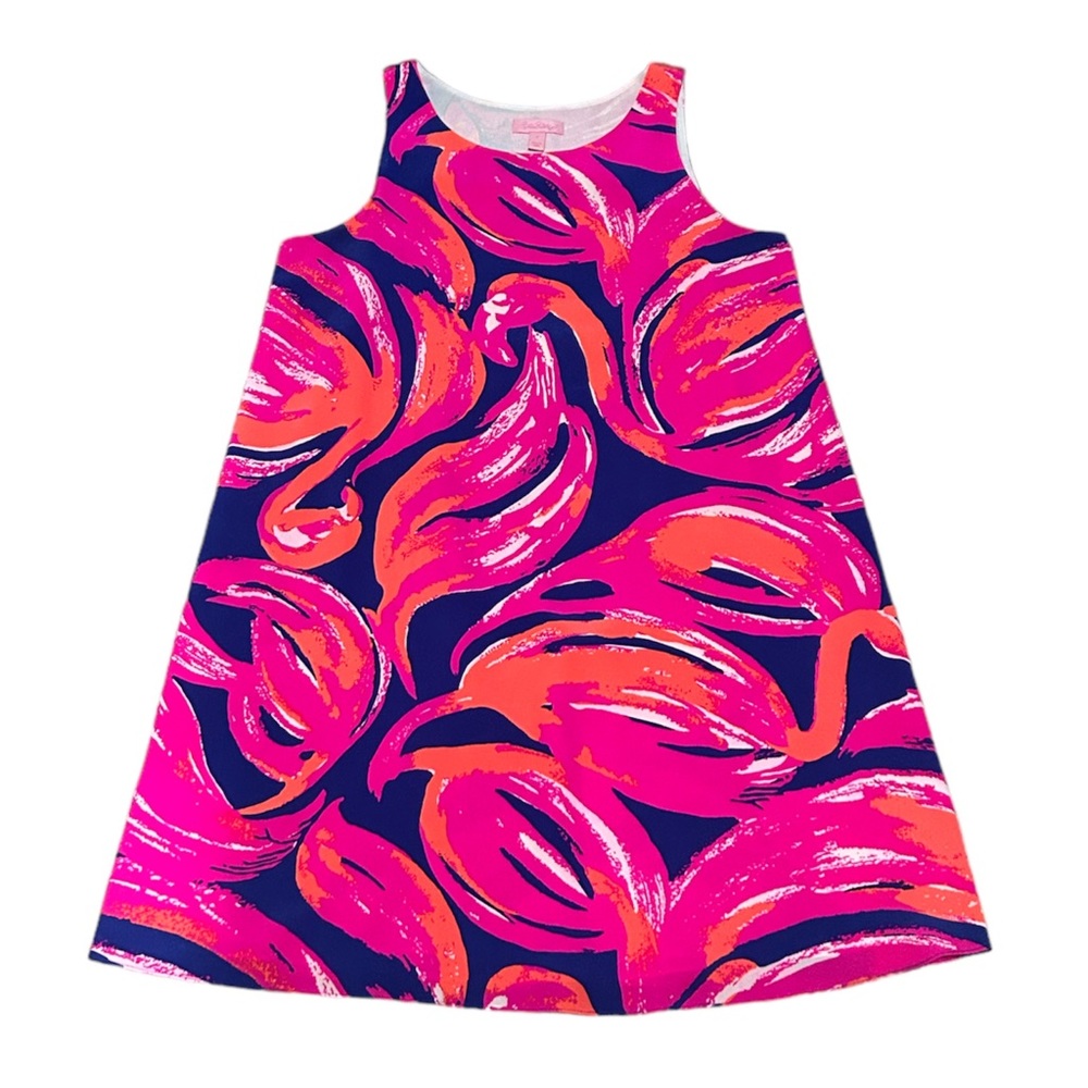 Lilly Pulitzer flamingo shift dress